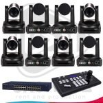 Paket 8 Camera PTZ NDI HX 20x Zoom / Camera Robotic